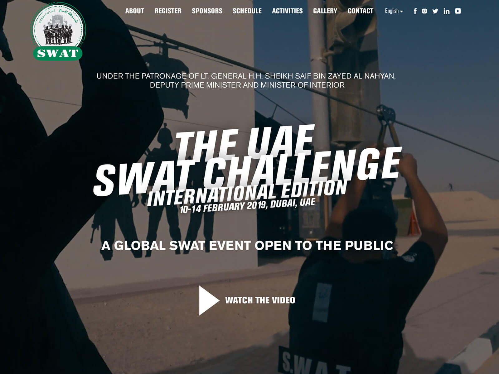 Site Internet UAE SWAT CHALLENGE