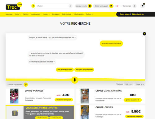 Troc Moteur Conversationnel