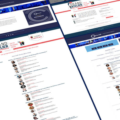 Détails des sites Internet développés pour le support vidéos et replays de l'applicatif Hybricks
