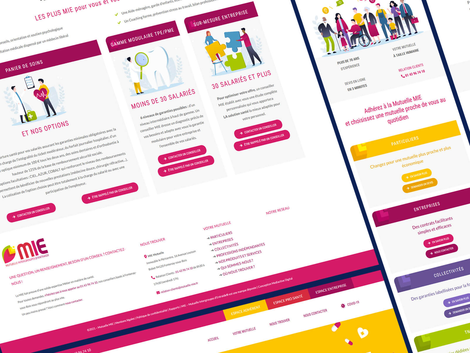 Communication Digitale pour la Mutuelle MIE