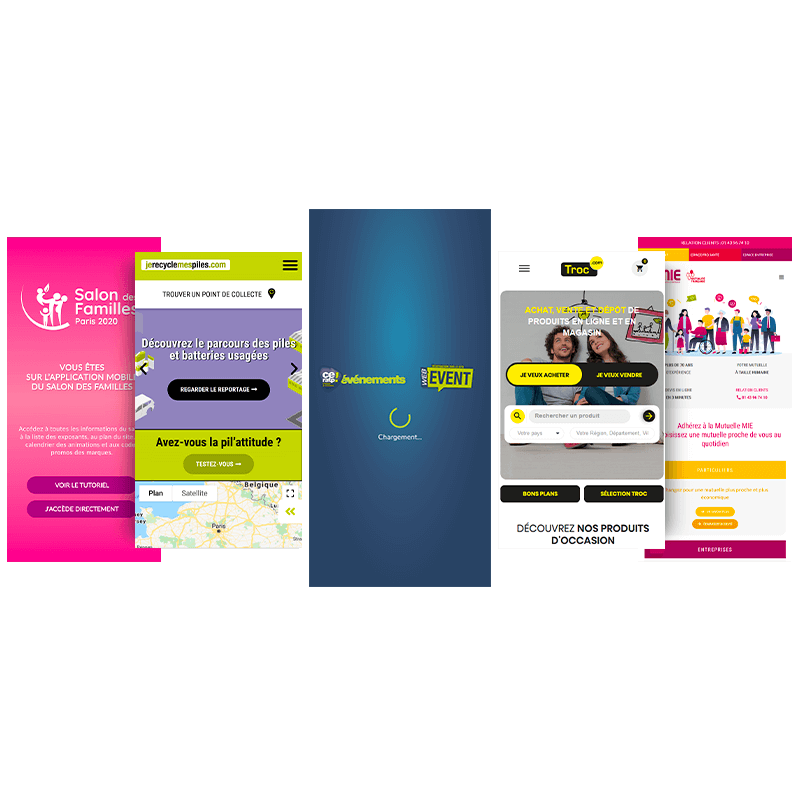 application-mobile Mediactive développe des applications mobile en WebApp, PWA, et natives
